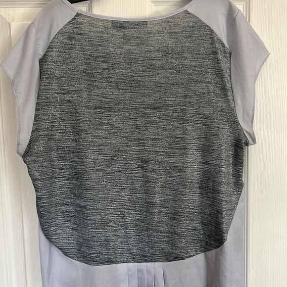 Apt 9 Womens T Grey and Blue High-Low Medium Short Sleeves Lightweig… - Picture 7 of 10